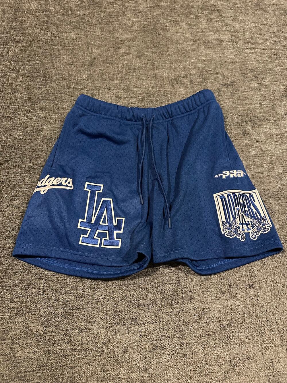 NWT Pro Standard Los Angeles Dodgers Mesh Shorts Mens Small DTLR Exclusive Blue